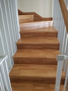 Escalera nueva vivienda